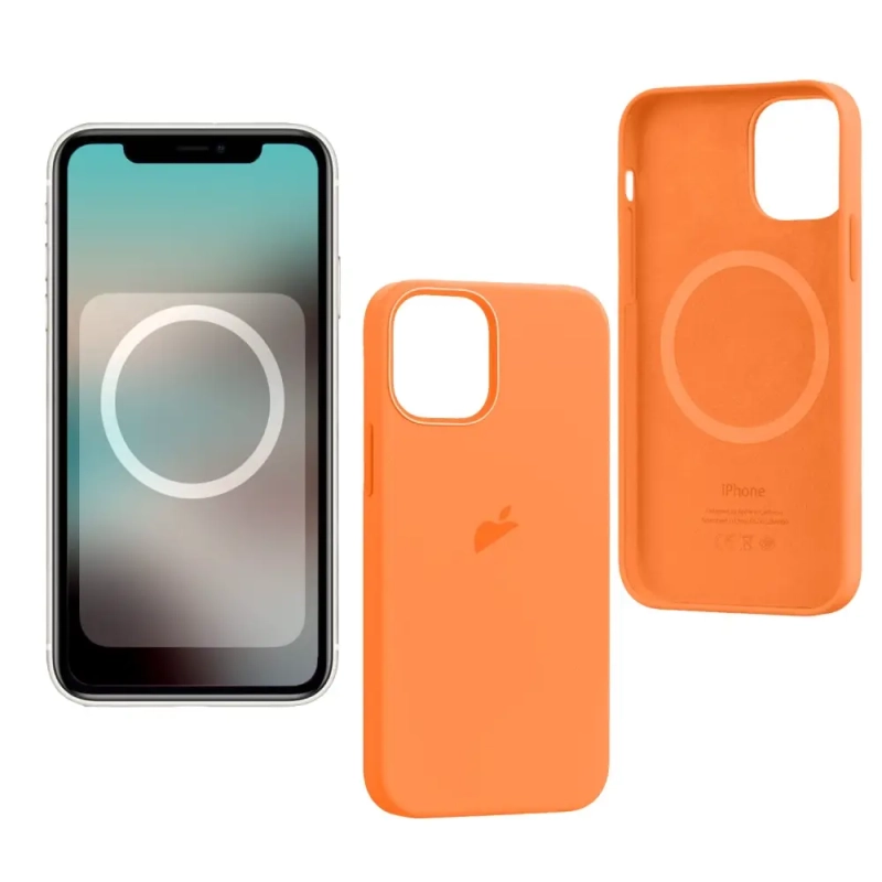 Чехол iPh 12 Pro Max Silicon Case  Kumquat