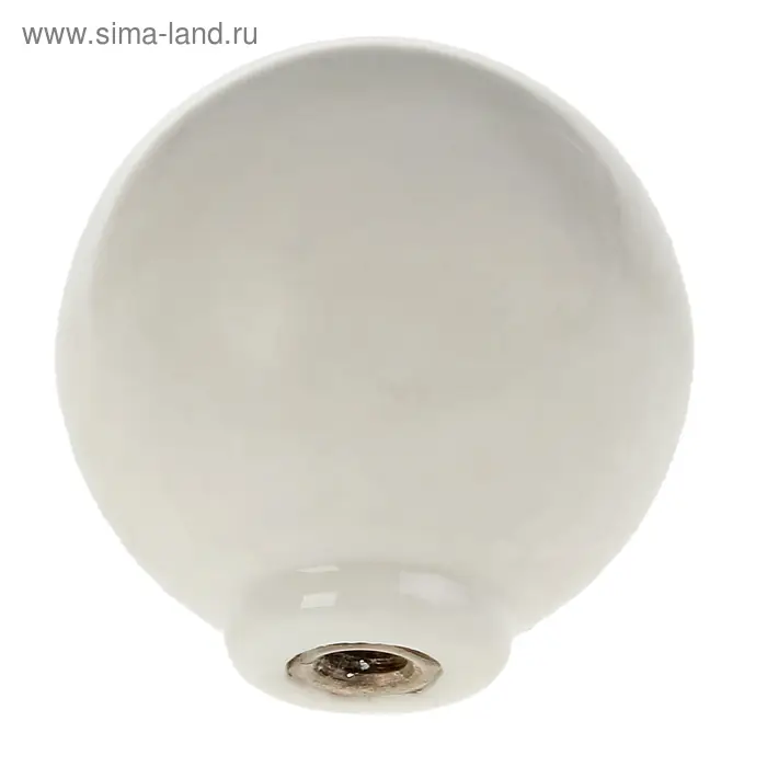 Ручка кнопка PLASTIC 008, пластиковая, белая