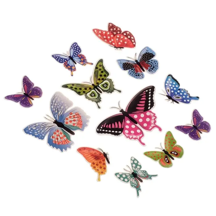 Набор магнитов на холодильник &laquo;Горошек&raquo;, 12 шт., картон, h=4-10 см