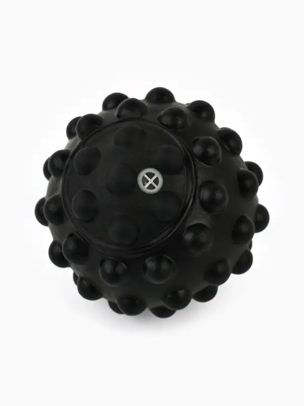 Игрушка пищащая "Мячик" для собак, 6,5 см, черная