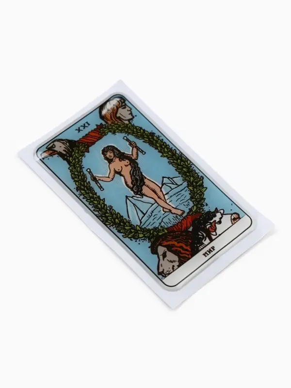 Объемный 3D стикер на телефон &laquo;Мир&raquo;, 7 х 4 см