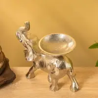 Подсвечник &laquo;Слон&raquo;, 10&times;17&times;19 см, алюминий