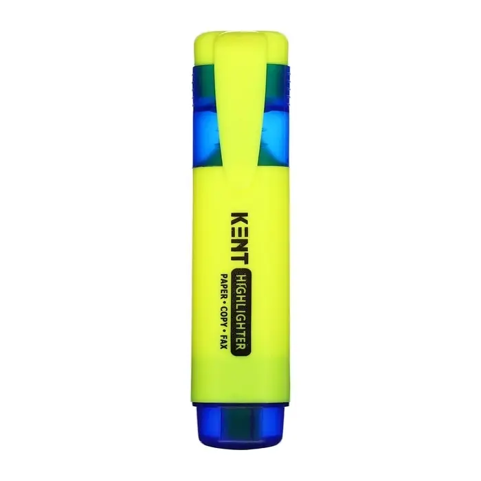 Маркер текстовыделитель, наконечник скошенный, 5 мм, жёлтый