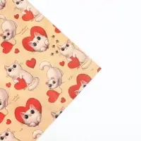 Бумага упаковочная крафтовая &laquo;Моему сердечку&raquo;, 50 х 70 см