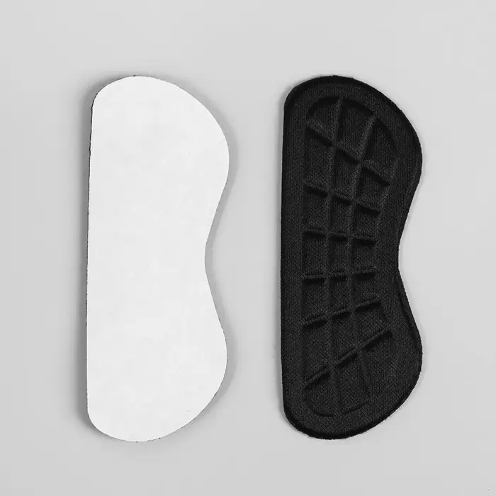 Пяткоудерживатели для обуви, на клеевой основе, 10&times;4 см, пара, чёрные