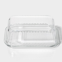 Контейнер для еды из жаропрочного стекла Доляна &laquo;Данте&raquo;, прямоугольный, 370 мл, 14,5&times;10,5&times;5,5 см