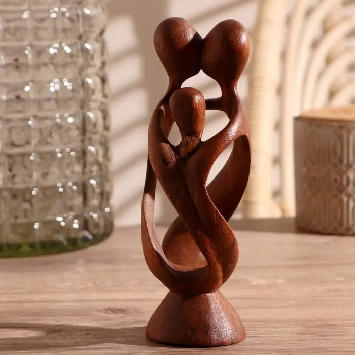 Сувенир дерево "Семья" коричневый цвет 20х6х6 см