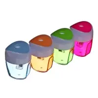 Точилка &laquo;Классика&raquo;, с контейнером, МИКС