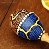 Сувенирный музыкальный инструмент "Маракас" 24х5,5х5,5 см МИКС