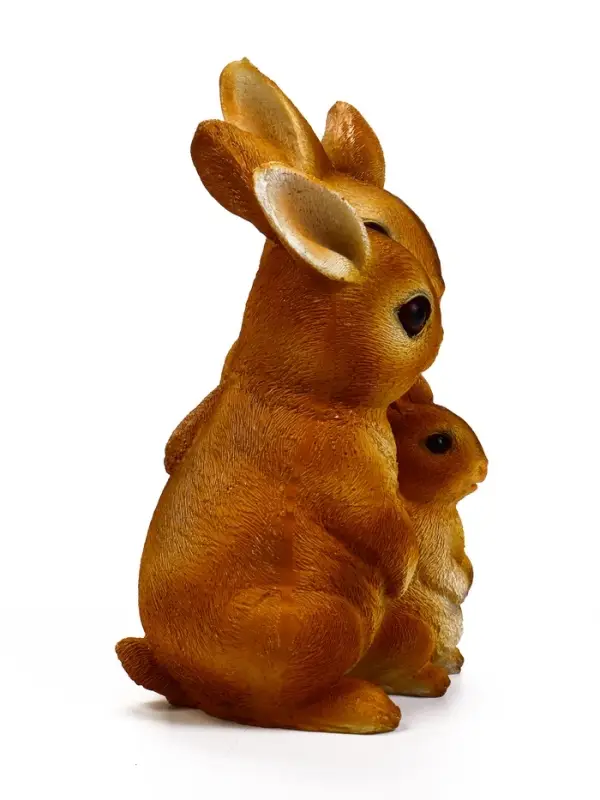 Фигура садовая  26*17*13 см  "Семья зайцев"