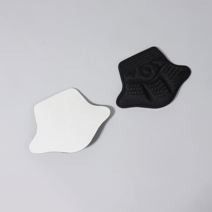 Пяткоудерживатели для обуви, с подпяточником, клеевая основа, 10 &times; 7,3 см, пара, цвет чёрный