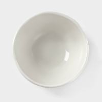 Миска керамическая &laquo;Воздушность&raquo;, 300 мл, d=11,5 см, цвет белый