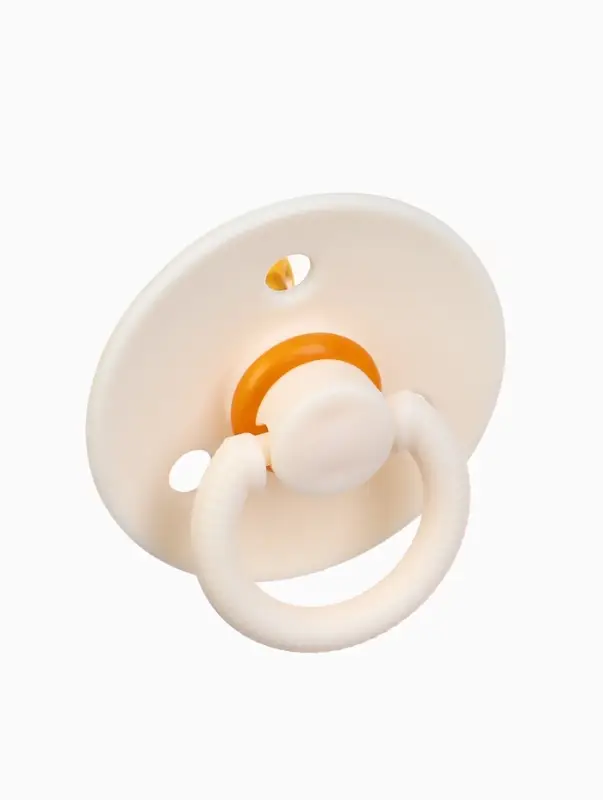 Соска - пустышка классическая, латекс, цв.айвори, в контейнере, от 0 мес., M&B