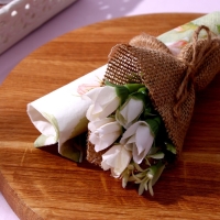 Набор для украшения: топпер &laquo;С днём рождения&raquo; 1 шт, кольцо для салфеток 1 шт, МИКС