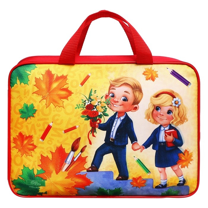 Набор первоклассника в папке Calligrata &laquo;Снова в школу&raquo;, 70 предметов, с пособиями