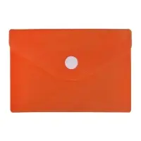 Папка-конверт на кнопке, А7, 180 мкм, Calligrata рифлёная, флуоресцентная, МИКС