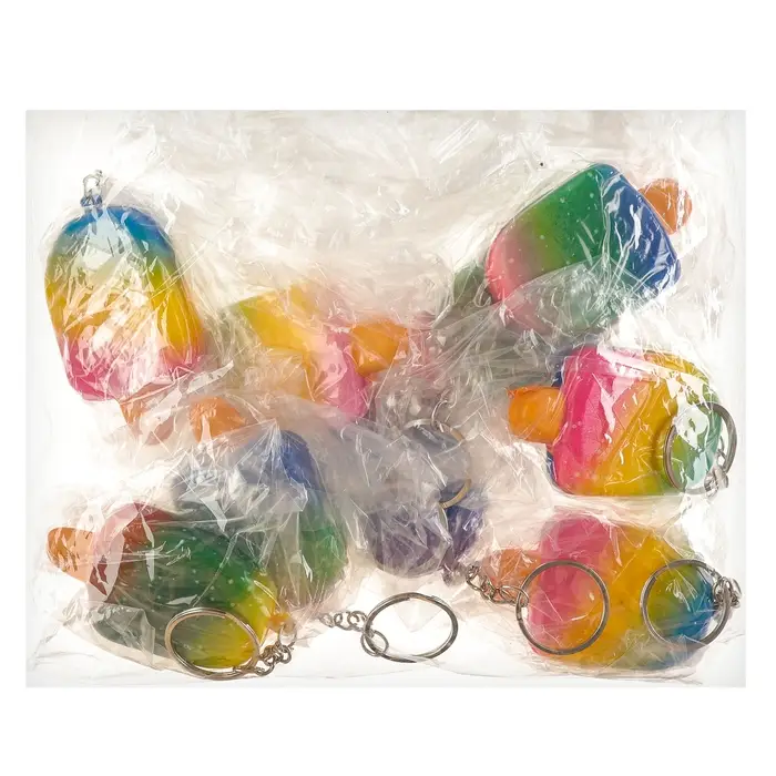 Мялка-сквиш &laquo;Эскимо&raquo;, на брелоке, цвета МИКС