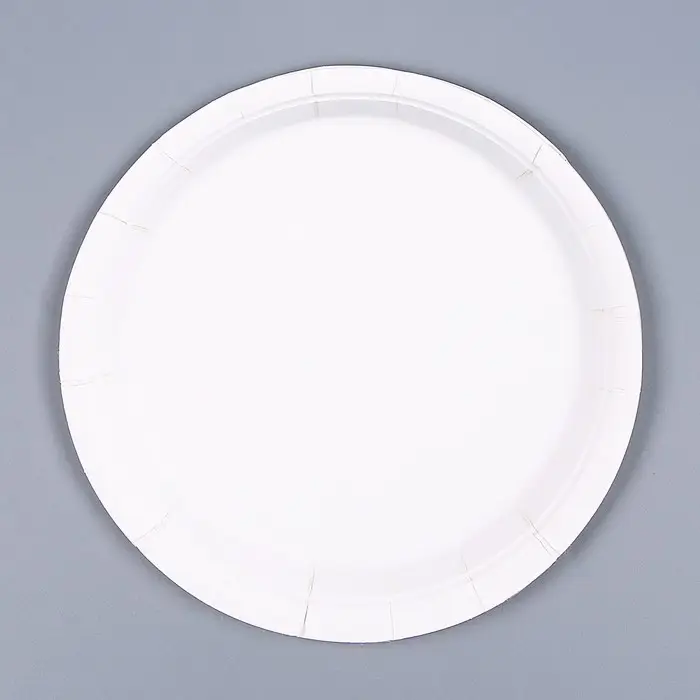 Тарелка бумажная одноразовая &laquo;День рождения&raquo;, в наборе 6 шт., фиолетовая