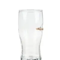 Бокал для пива "Непробиваемый", с пулей 500 мл