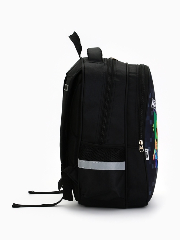 Рюкзак каркасный ArtFox STUDY, 39х30х14 см, унив "Пиксели"