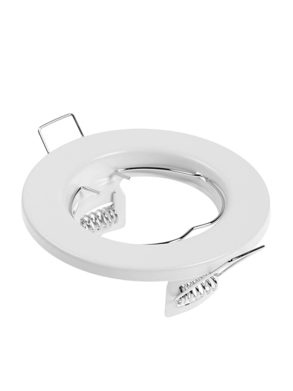 Светильник встраиваемый под лампу MR16, круг, металл, белый