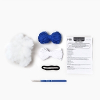 Набор для вязания крючком. Амигуруми: мягкая игрушка своими руками &laquo;Китёнок&raquo;, 8 см