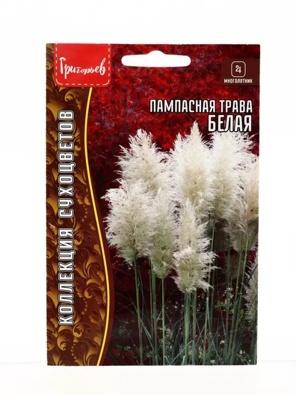 Семена Пампасная трава Белая (Кортадерия) 0,01г. 12.29 г.