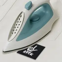 Термоаппликация Rock, 7.8&times;8.8 см, фасовка 10 шт., чёрная