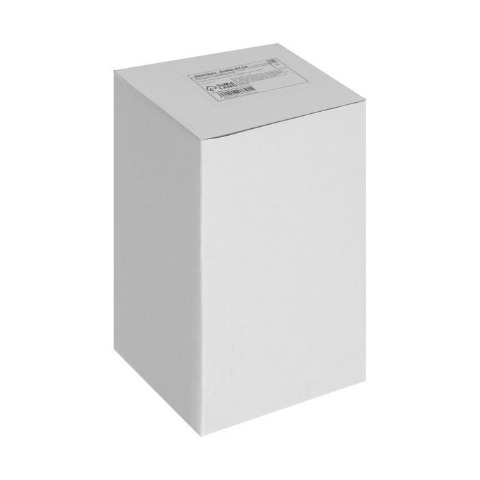 Светодиодная свеча витая лиловая, 7.5 &times; 12.5 &times; 7.5 см, пластик, воск, батарейки АААх2 (не в комплекте), свечение тёплое белое