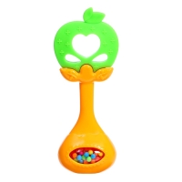 Набор погремушек с прорезывателем для зубов &laquo;Фруктики. Яблоко&raquo;, 4 шт