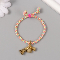 Браслет фен-шуй "Косичка. Веник и совок" регулируемая длина набор 5 шт