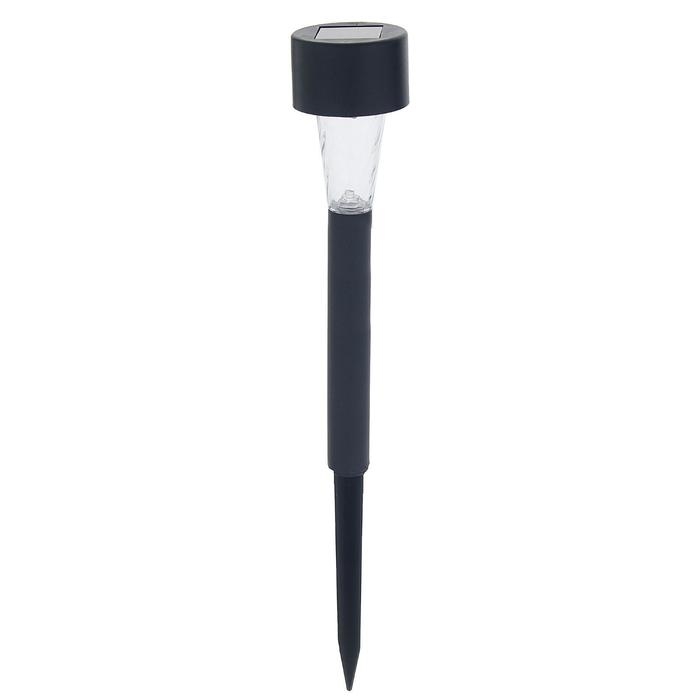 Садовый светильник на солнечной батарее &laquo;Трапеция&raquo;, 4.5 &times; 30 &times; 4.5 см, 1 LED, свечение белое