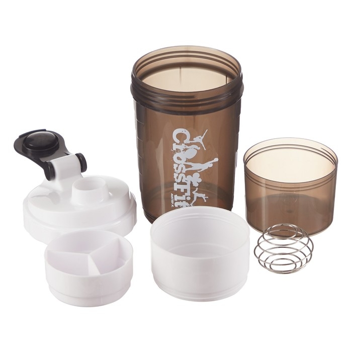 Шейкер "Мастер К" CrossFit Plus спортивный для коктейлей и протеина , 500 мл, 17х9.5 см