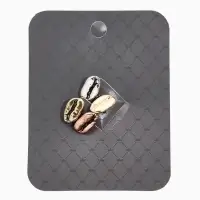 Значки "Зерна кофе" (набор 4шт), цвет МИКС