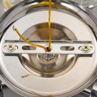 Люстра "Цветы" 5х40Вт Е27 хром 50х50х18см