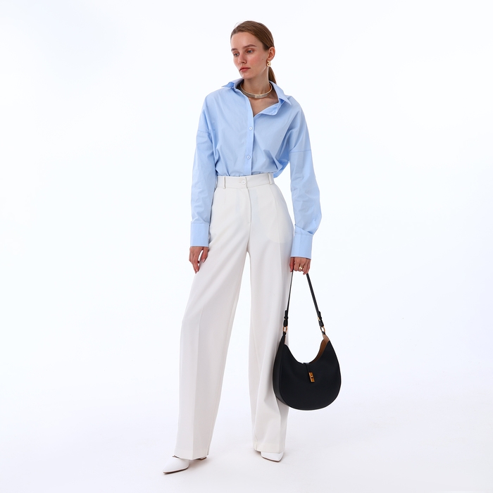 Сумка женская TEXTURA, косметичка, средний размер, цвет чёрный