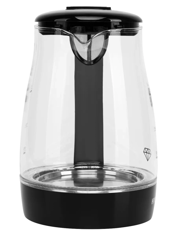 Чайник HYK-G2011 1,7л 2200Вт черный (стекло)