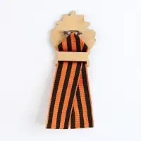 Значок деревянный с георгиевской лентой на 9 мая &laquo;Орден&raquo;, 4.5&times;6.3 см