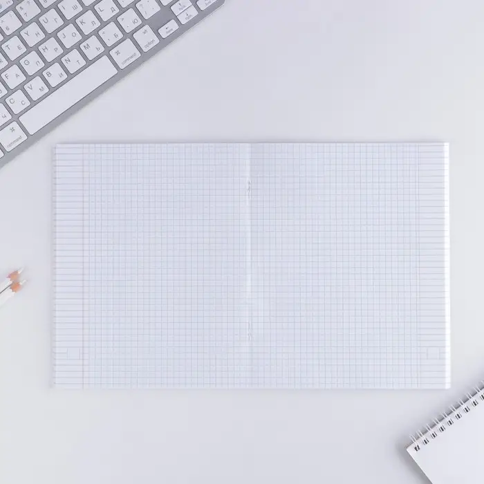 Тетрадь в клетку, 48 л., А5, на скрепке, блок №1 &laquo;Котики таблетки&raquo; МИКС