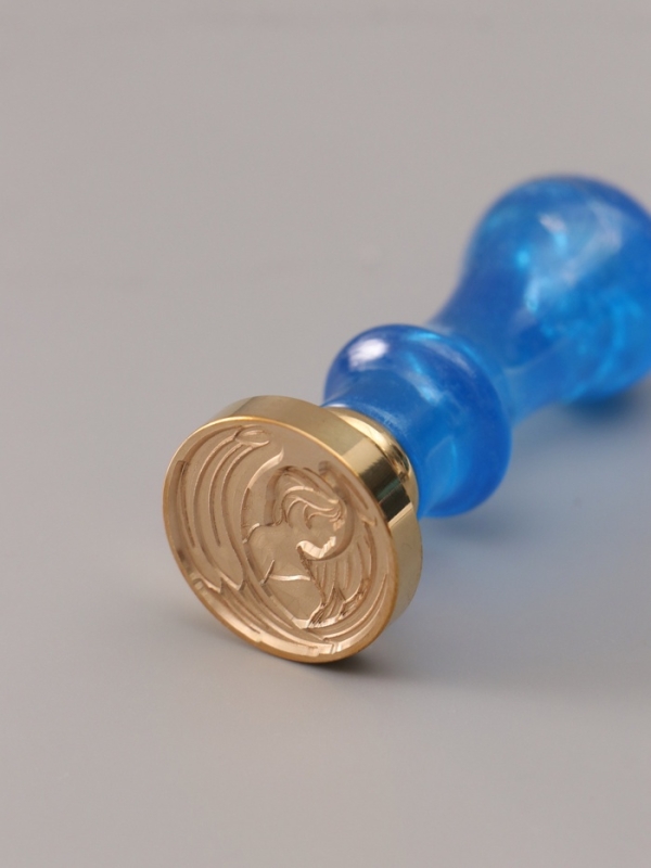 Сургучный набор "Ангел" печать, ручка, сургуч 12,5х10х3,6 см