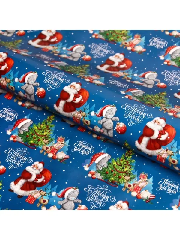 Бумага упаковочная &laquo;С Новым годом!&raquo;, Me To You 70&times;100 см