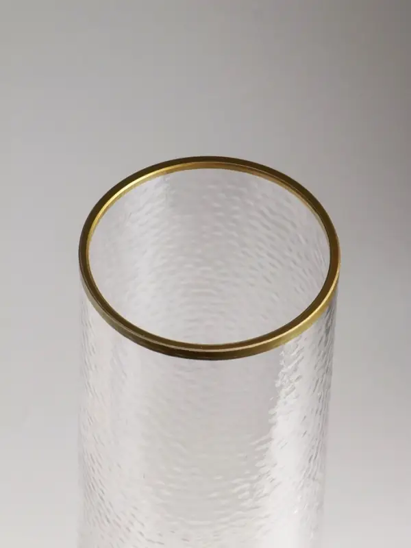 Ваза стекло напольная "Линней" 50х15 см, прозрачный