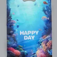 Пакет подарочный, с zip-lock застежкой, "Русалочка", 15х23 &plusmn; 1см МИКС