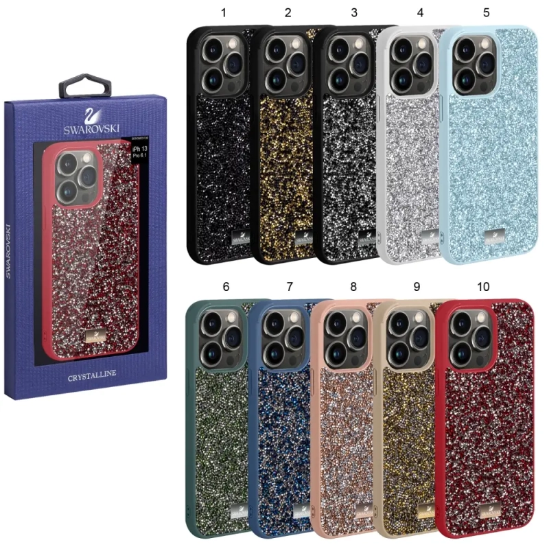 Чехол iPh 13 Pro Swarovski