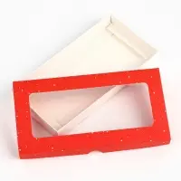 Коробка для шоколада &laquo;Яркие огни&raquo;, с окном, 16.4 х 8.4 х 1.7 см