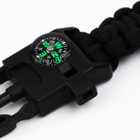 Браслет для выживания &laquo;100% уверенность в победе&raquo;, 26 х 2,5 см.