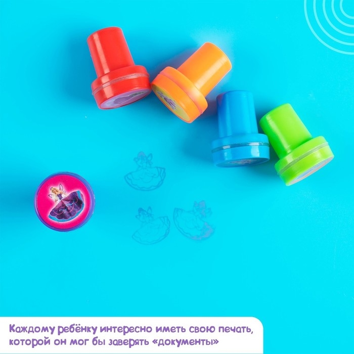 Печать цветная &laquo;Принцессы&raquo;, набор 5 шт., МИКС