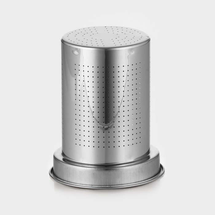 Чайник заварочный из нержавеющей стали &laquo;Леранс&raquo;, 1,2 л, металлическое сито, цвет хромированный