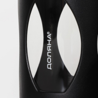 Чайник заварочный френч - пресс Доляна &laquo;Оливер&raquo;, 350 мл, стекло, цвет чёрный