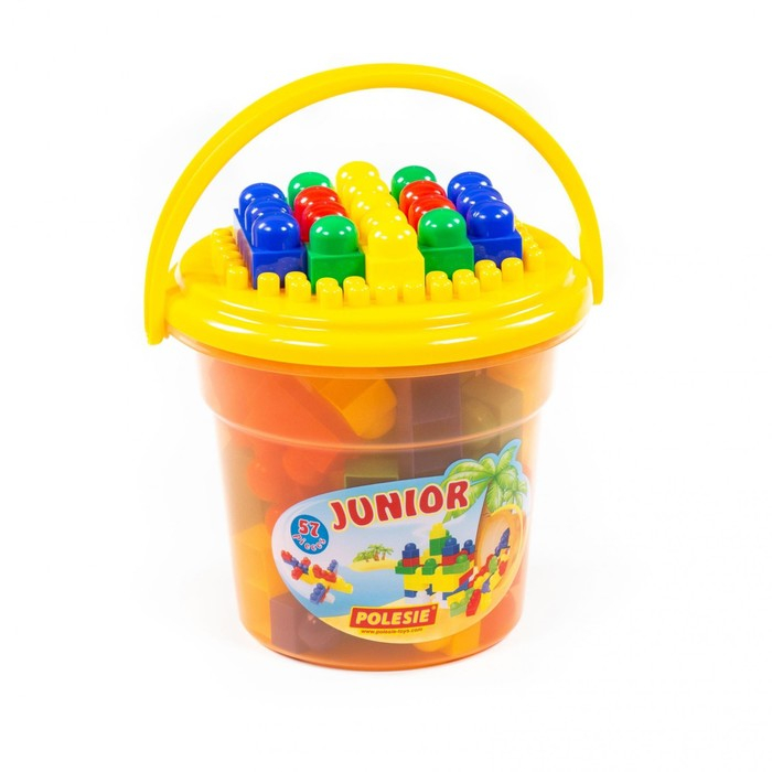 Конструктор &laquo;Юниор&raquo; 57 деталей, МИКС